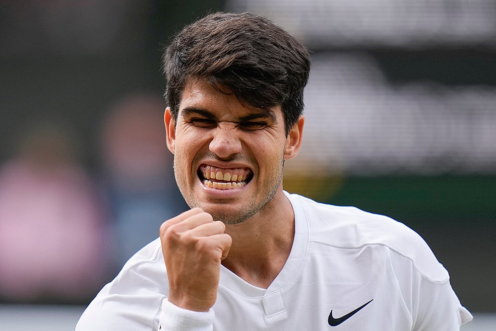 Carlos Alcaraz Vs Novak Djokovic, Wimbledon 2024 Final photo gallery_7