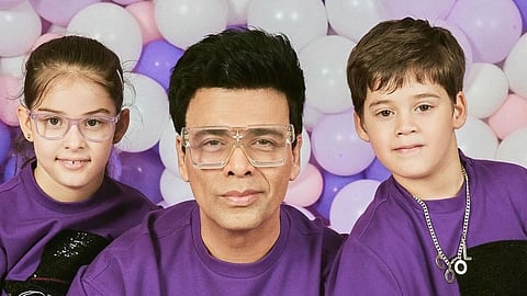Karan Johar with Yash and Roohi