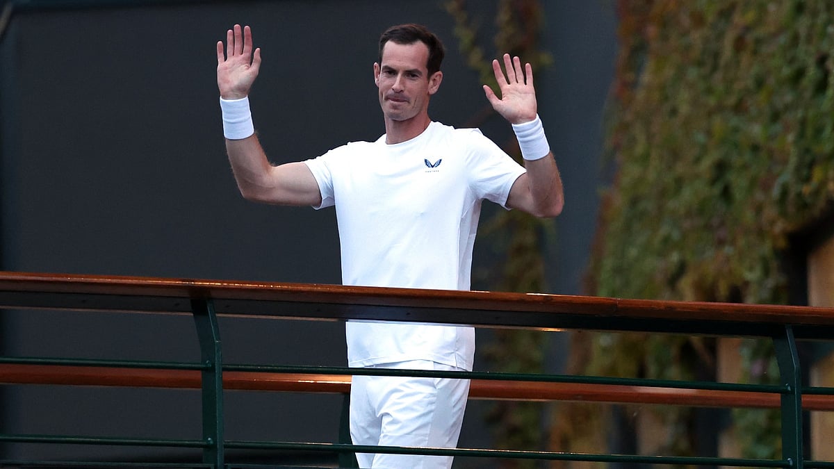 Andy Murray after his final-ever Wimbledon match