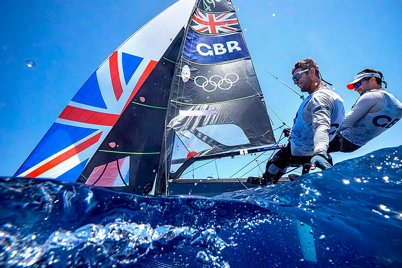 2024 Paris Summer Olympic Games_Paris Olympics Day 3 Photo_mens skiff race
