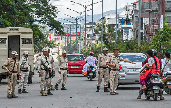 Getty Images; Representative image : Manipur police officers