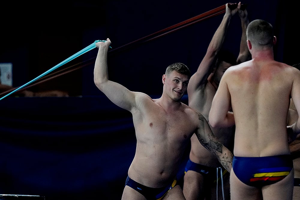 Water Polo training_2024 Paris Summer Olympics_2