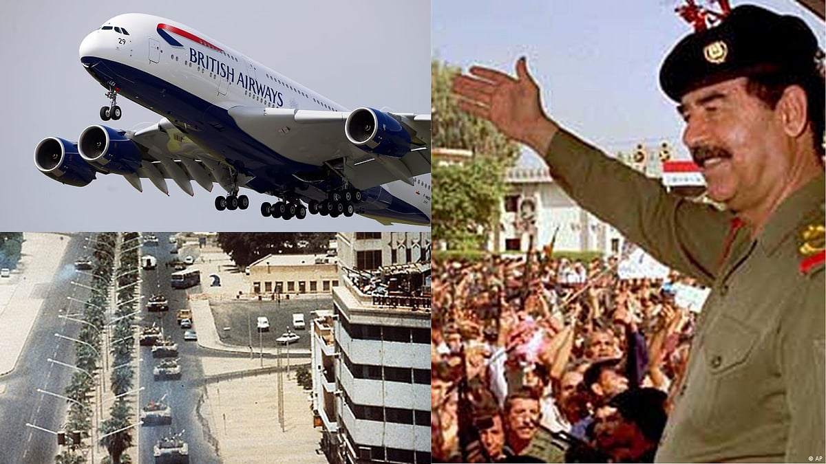 AP/Wikimedia Commons : 1990 Kuwait Crisis: Why Are The UK Government & British Airways Are Being Sued? | Explained