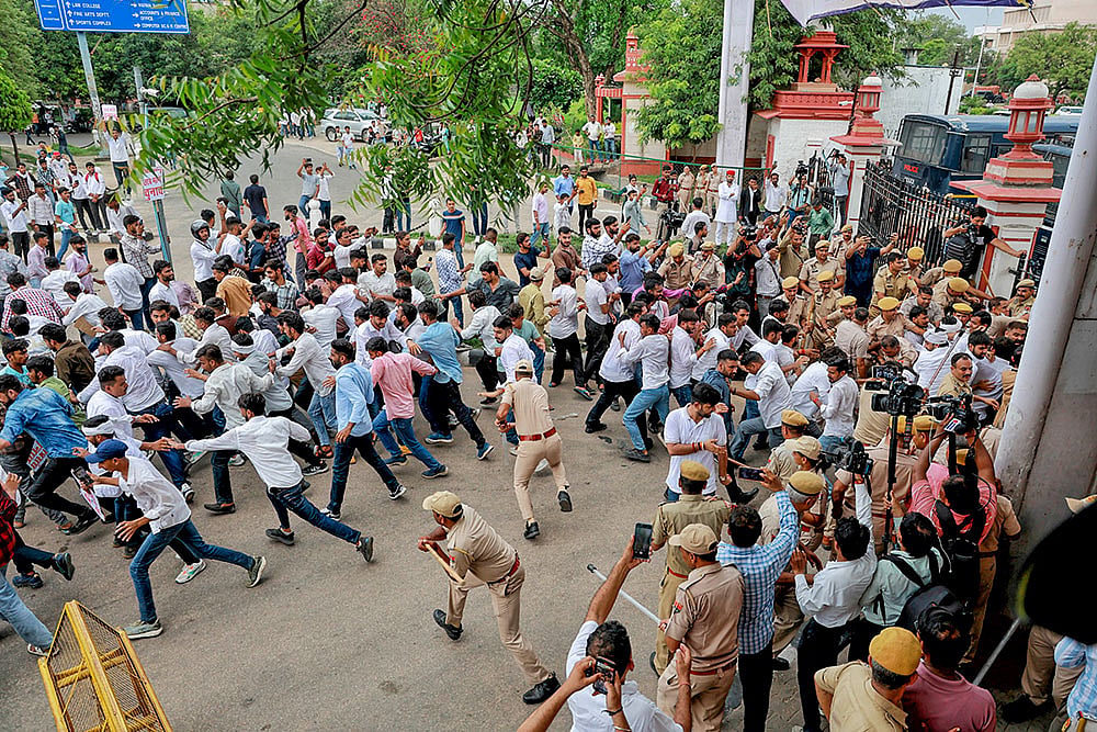 Students protest