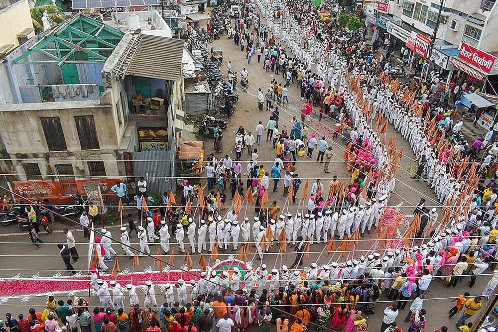 Sri Gajanan Maharaj Palkhi procession