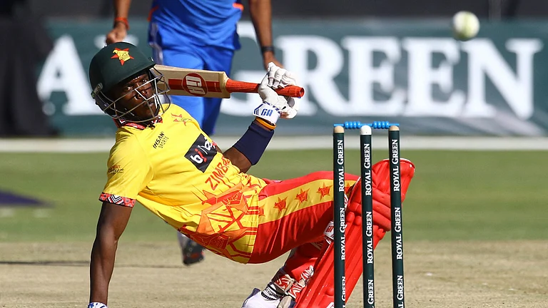 Zimbabwe's Clive Madande. - null