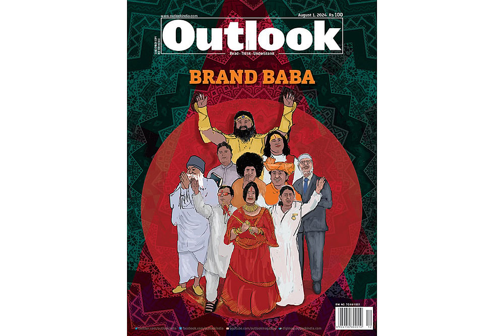 Brand Baba: Outlook Magazine cover on Baba 
