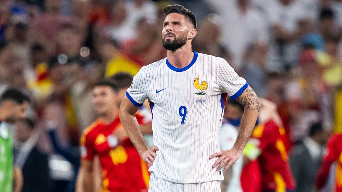 Olivier Giroud after his last appearance for France