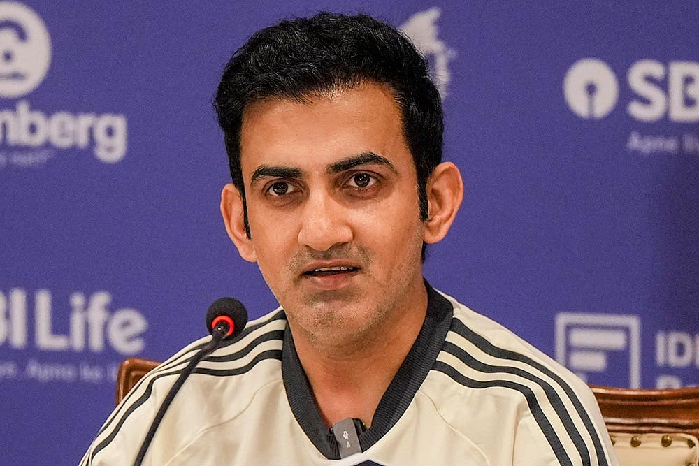 Gautam Gambhir replaces Rahul Dravid as the head coach of Indian men's national cricket team. - Photo: PTI/Shashank Parade