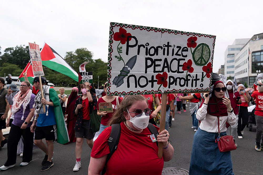 Protest against Israeli Prime Minister Benjamin Netanyahu in Washington_4