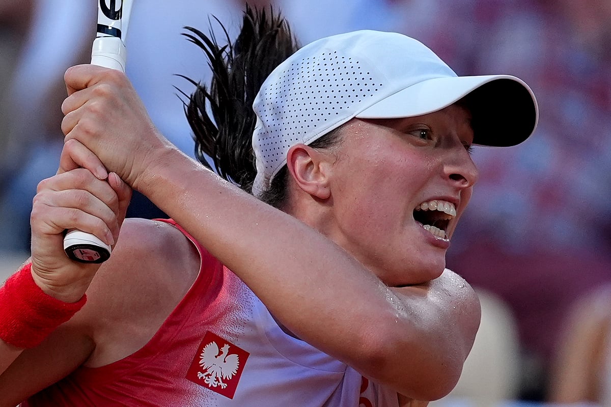 Iga Swiatek Paris Olympics 2024 AP Photo