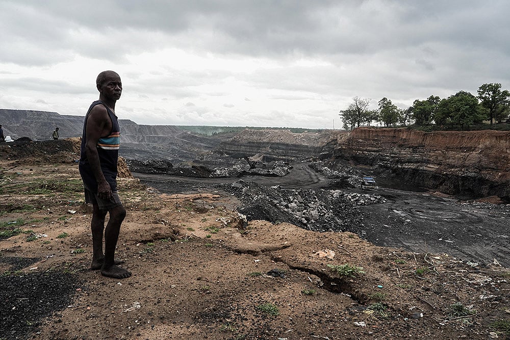 Open Cast Coal Mine in Tapin Basti, Ramgarh, Jharkhand