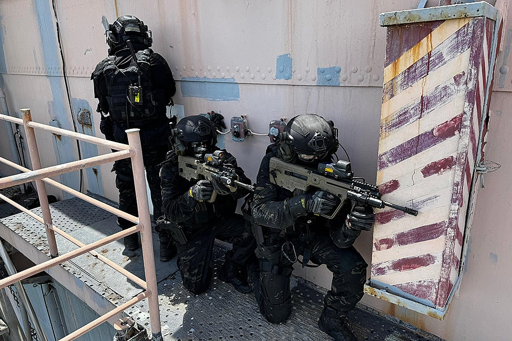 Indian Navy MARCOS during RIMPAC 2024 maritime exercise