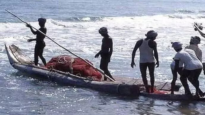 Indian fishermen arrested by Sri Lanka authorities.(Representational image) |
