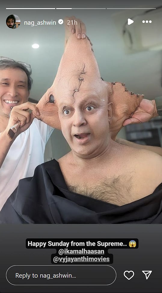 Nag Ashwin on his Instagram Stories