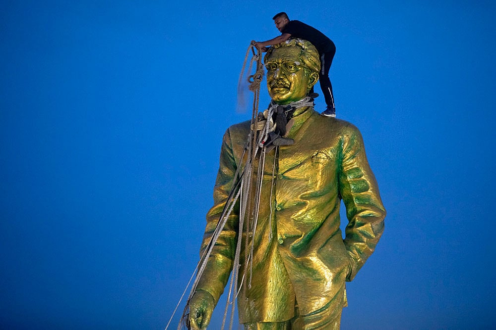 Statue of Sheikh Mujibur Rahman