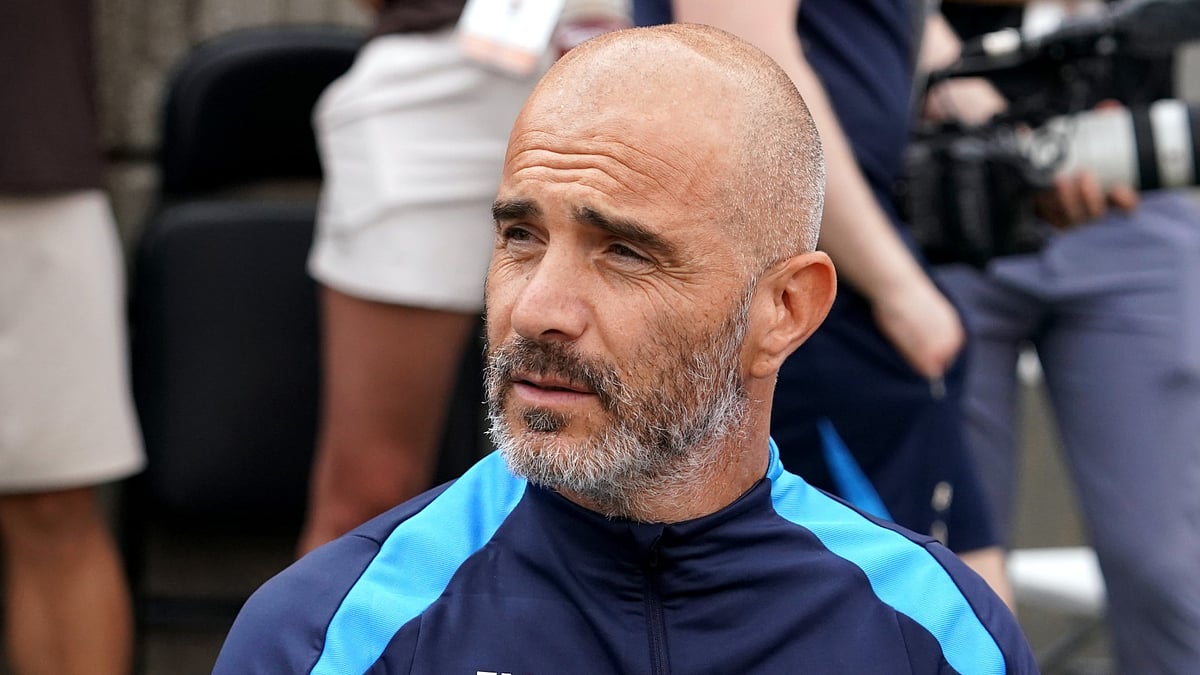 Enzo Maresca during pre-season. 