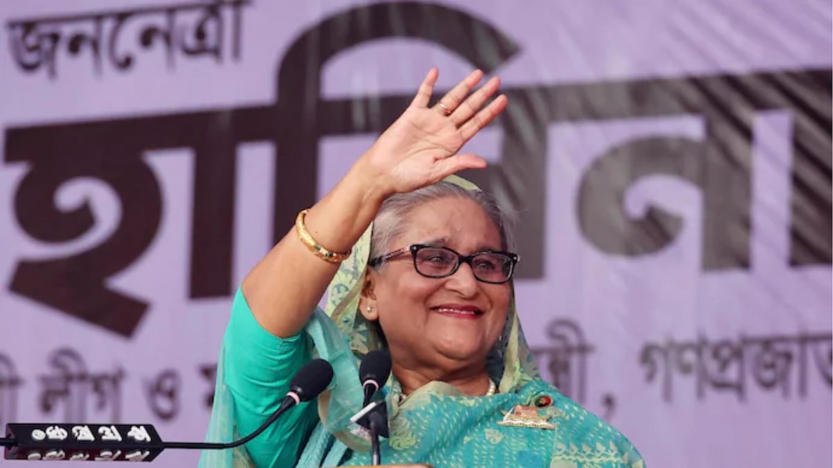 Former Bangladesh PM Sheikh Hasina