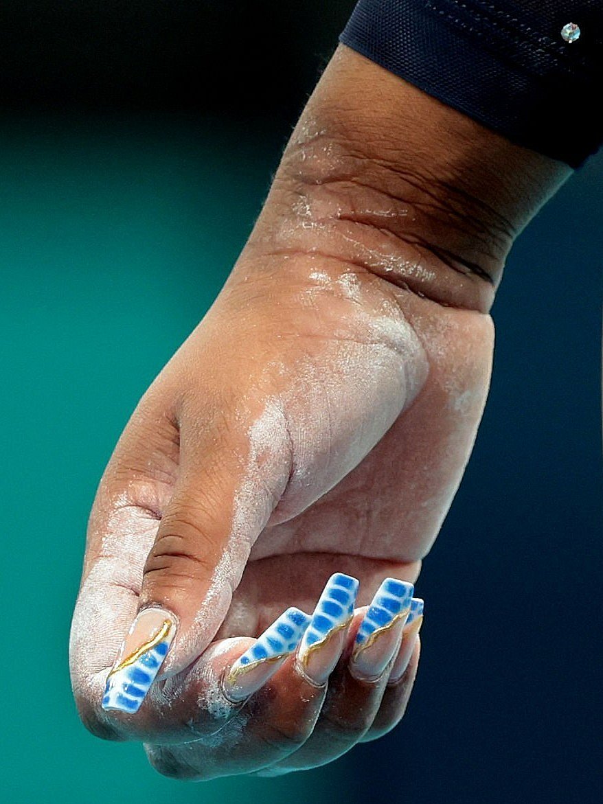 Jordan Chiles nails