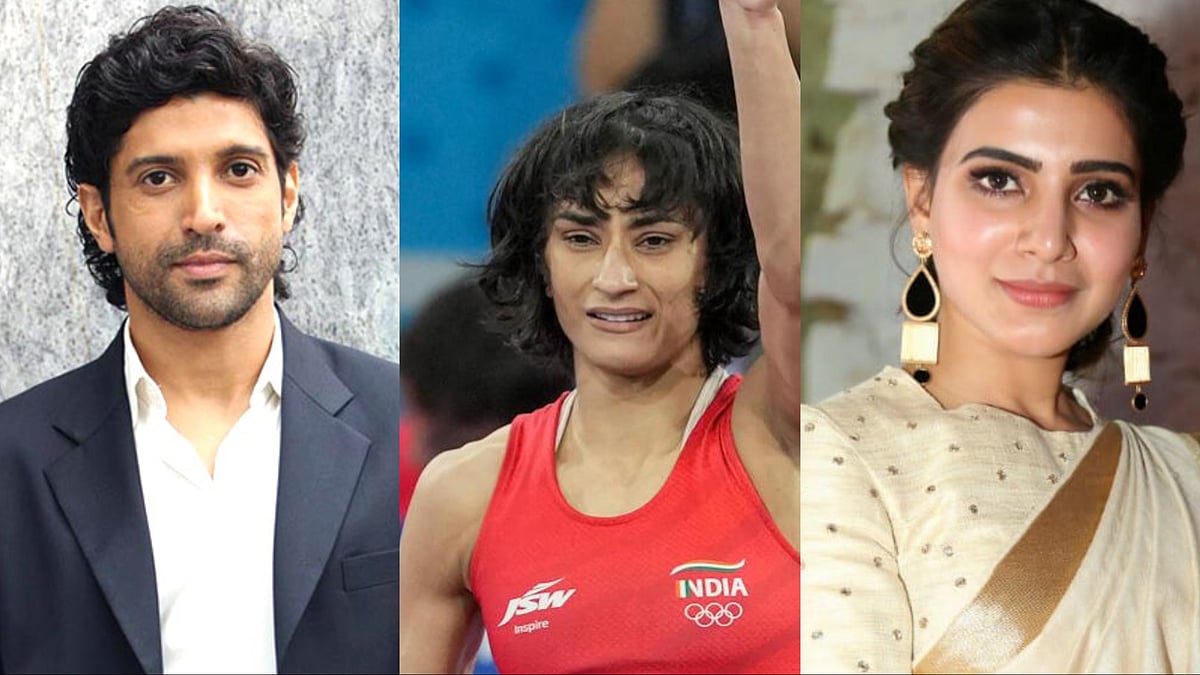 Facebook : Farhan Akhtar, Vinesh Phogat, Samantha Ruth Prabhu