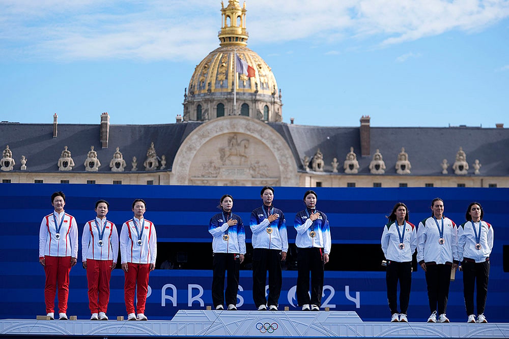 2024 Paris Olympic Games 2024 Archery Medallists_Archery womens team finals_1