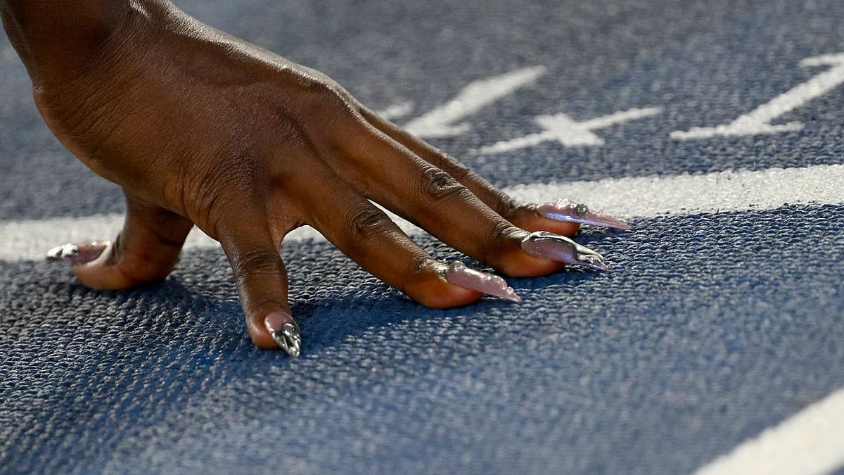 Athletes nail art, 2024 paris olympics