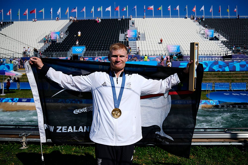 2024 Paris Olympic Games canoe slalom_Mens slalom kayak cross finals_1