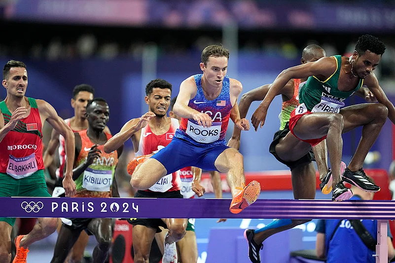 2024 Paris Olympic Games Athletics mens 3000-meter steeplechase Finals_2