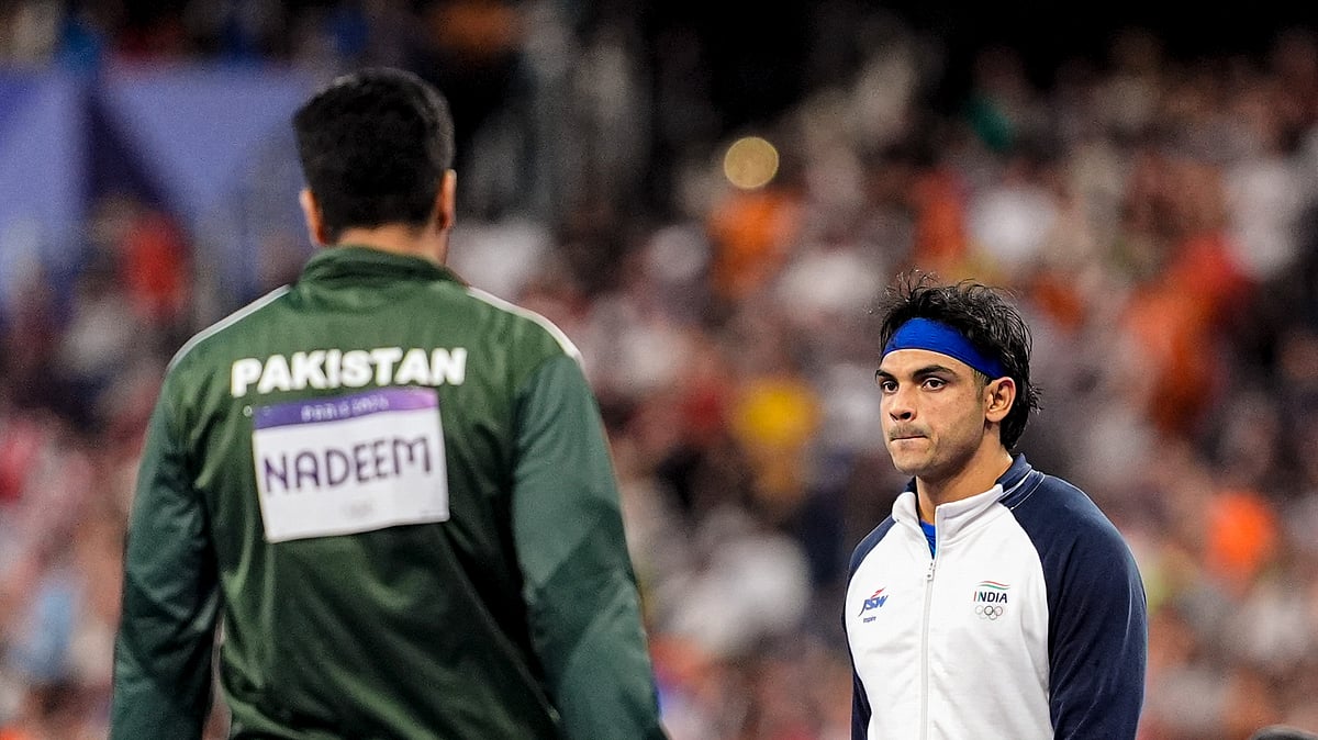 Neeraj Chopra and Arshad Nadeem - PTI