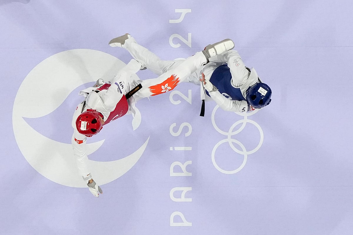 Paris Olympics Taekwondo Games 2024 AP Photo