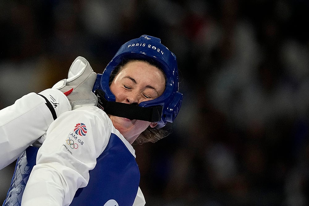 2024 Paris Olympics DAY 13 Photo_womens 57kg Taekwondo