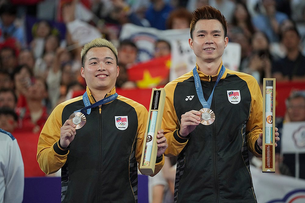 Paris Olympic Games 2024 Badminton Mens doubles medal winners_