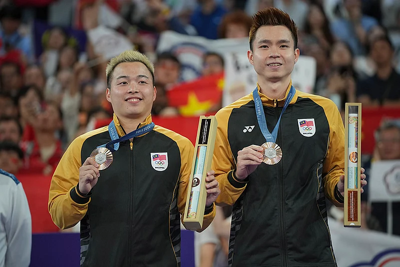 Paris Olympic Games 2024 Badminton Mens doubles medal winners_