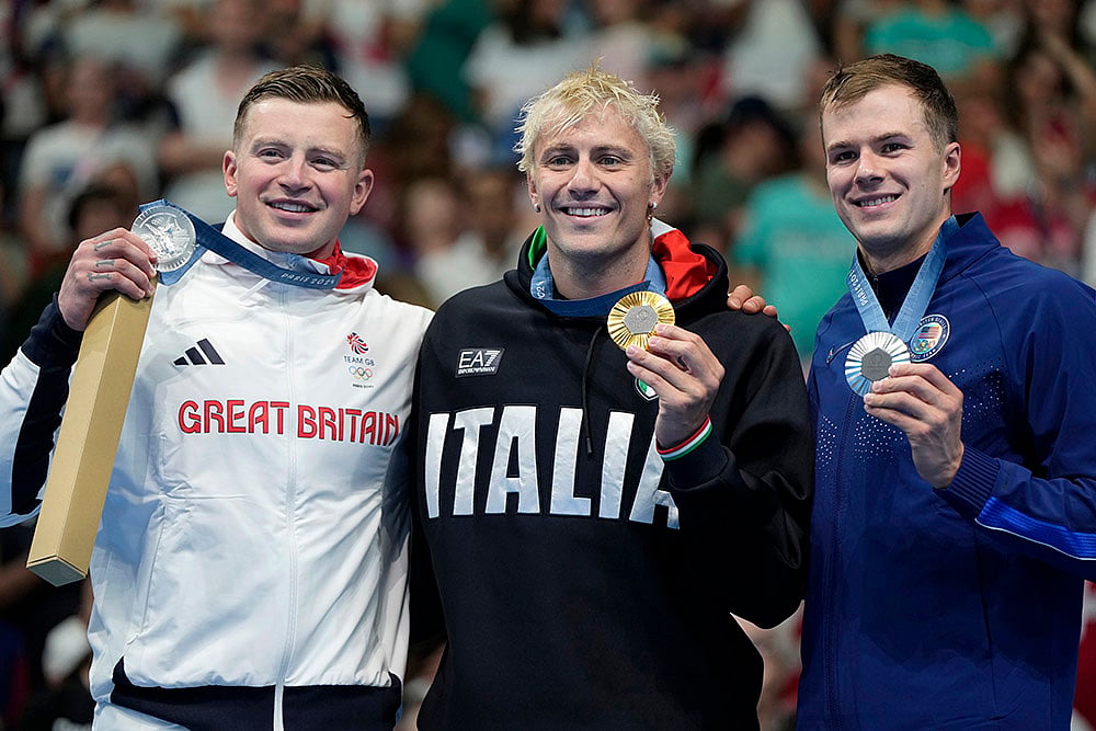2024 Paris Olympics swimming medalists_mens 100-meter breaststroke