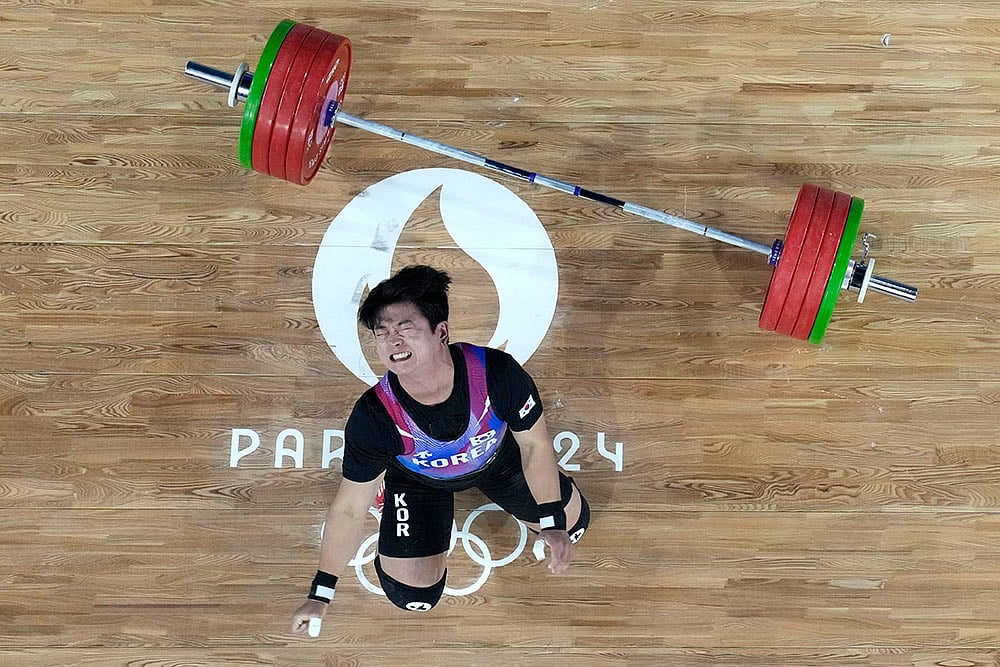 2024 Paris Olympics Day 14_mens 73kg weightlifting event