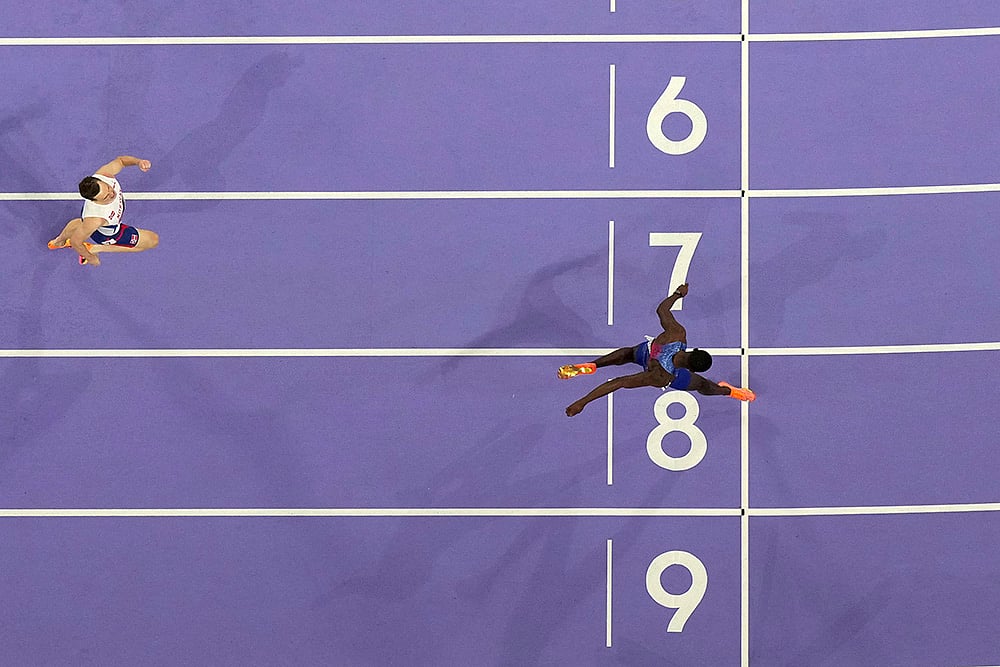 2024 Paris Olympics_Mens 400-meter hurdles final_Rai Benjamin_3