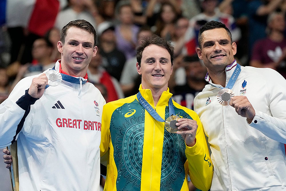2024 Paris Olympics swimming medalists_mens 50-meter freestyle