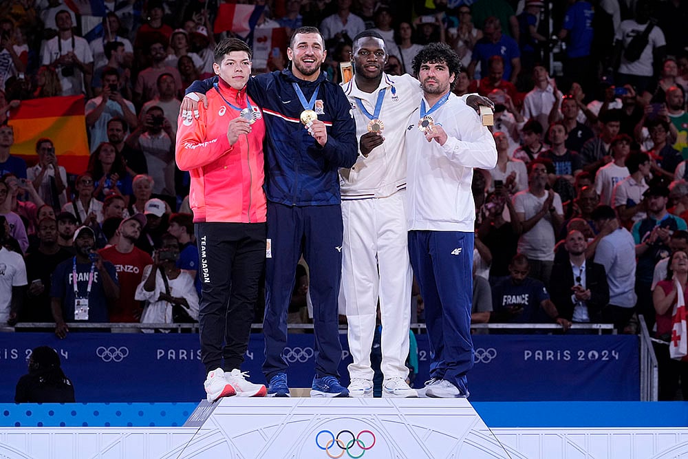 2024 Paris Olympics Judo Medal winners_mens -90kg event in team judo competition