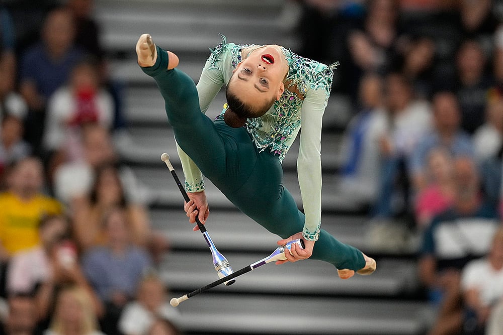 2024 Paris Olympics Day 14_rhythmic gymnastics individuals all-round final