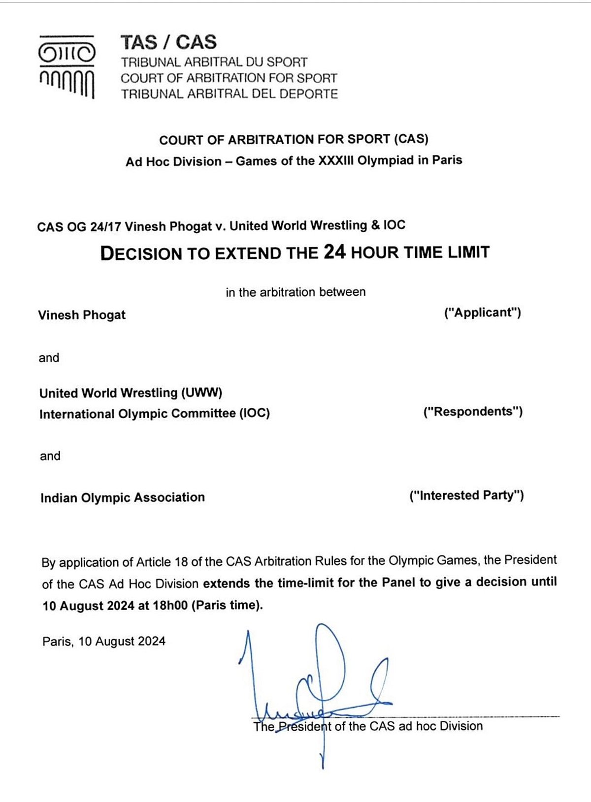 CAS official release