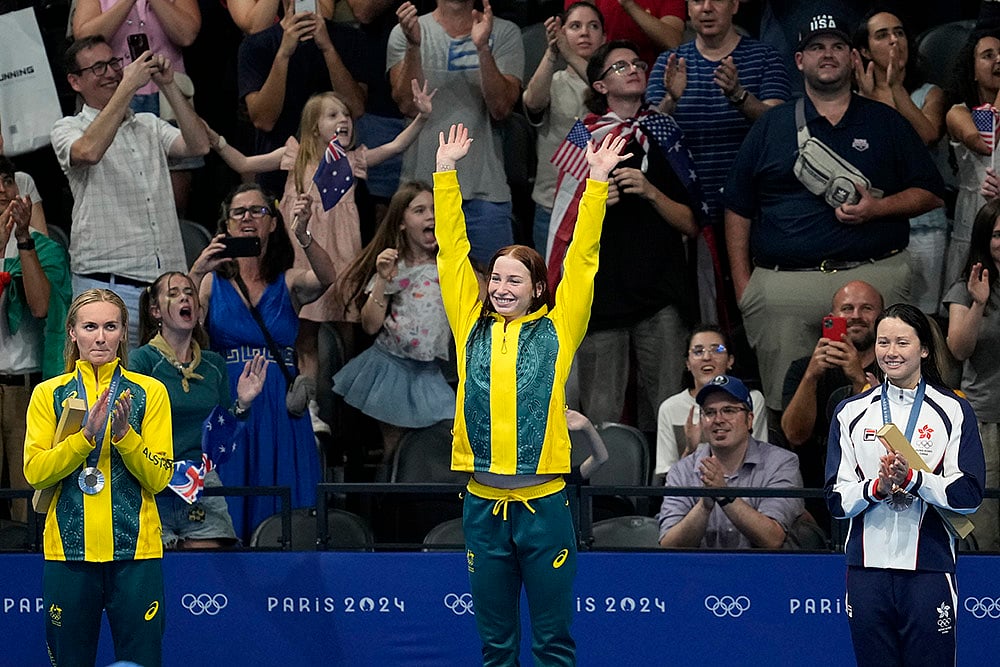 2024 Paris Olympics swimming medalists_womens 200-meter freestyle