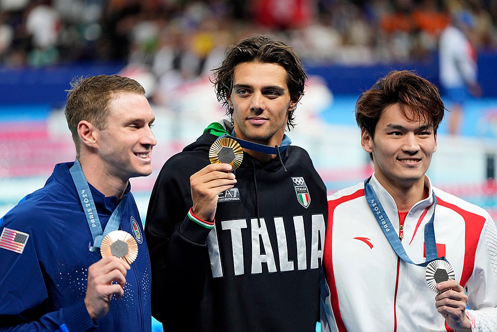 2024 Paris Olympics swimming medalists_mens 100-meter backstroke