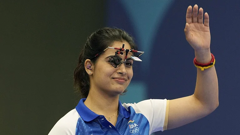 Manu Bhaker claimed two bronze medals at the Paris Olympics, becoming the first Indian post-Independence to stand on the podium twice at one edition of the Games. - AP