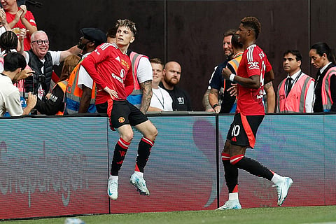 Manchester United forward Alejandro Garnacho