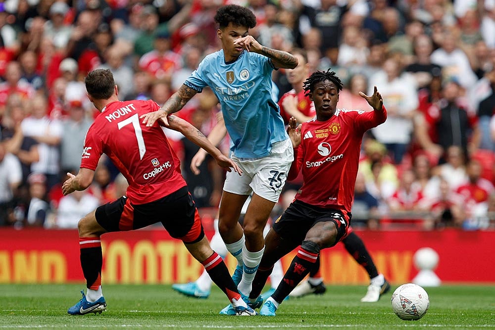 Manchester City midfielder Nico OReilly