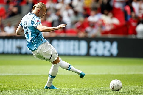 Manchester City forward Erling Haaland