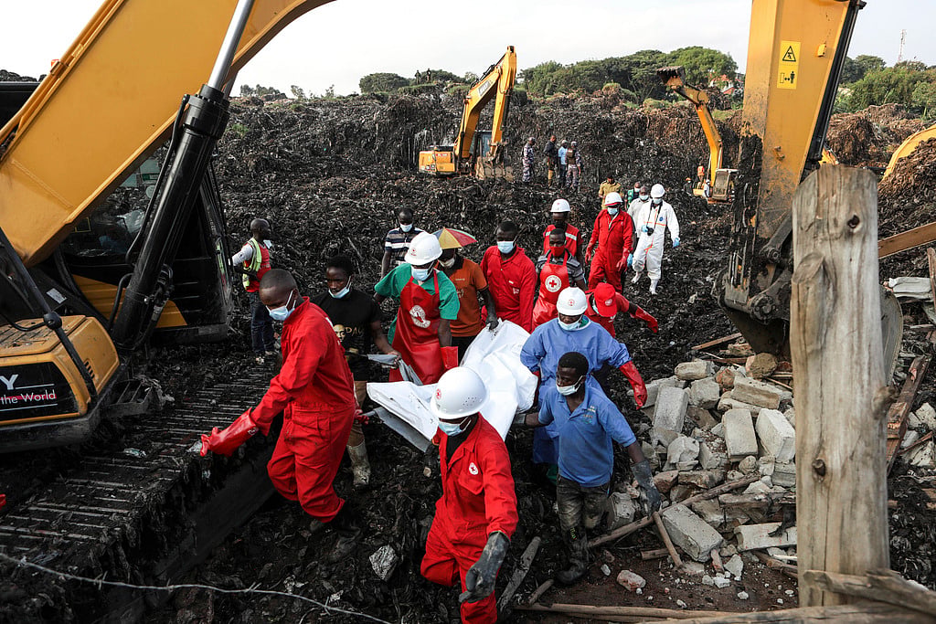 uganda garbage dump landslide 