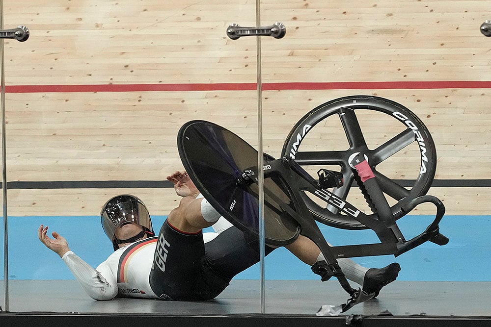 2024 Paris Olympics Day 16 Photo Gallery_Cycling mens keirin event