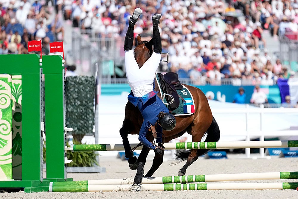 2024 Paris Olympics Day 16 Photo Gallery_ 
Modern Pentathlon womens individual riding show