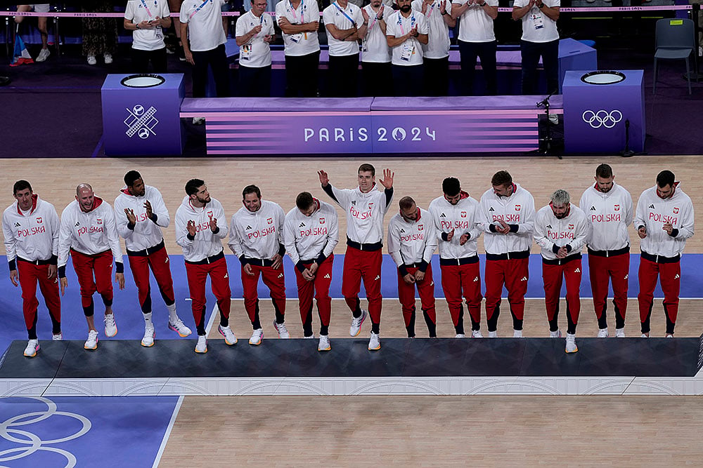 2024 Paris Olympics mens volleyball medallists_Silver medal winners of Poland
